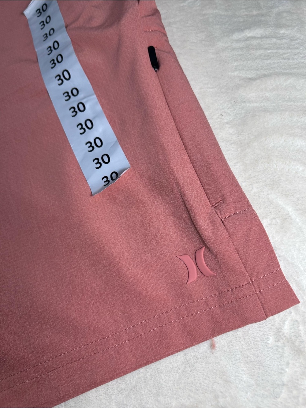 NWT Hurley Men's Trek Hybrid Shorts Sz 30 Orange Salmon Water Repellent Stretch - Picture 6 of 11